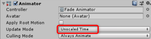 Set Unscaled Time